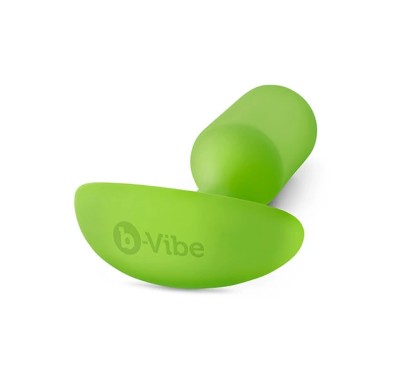 Plug analny - B-Vibe Snug Plug 3 Lime